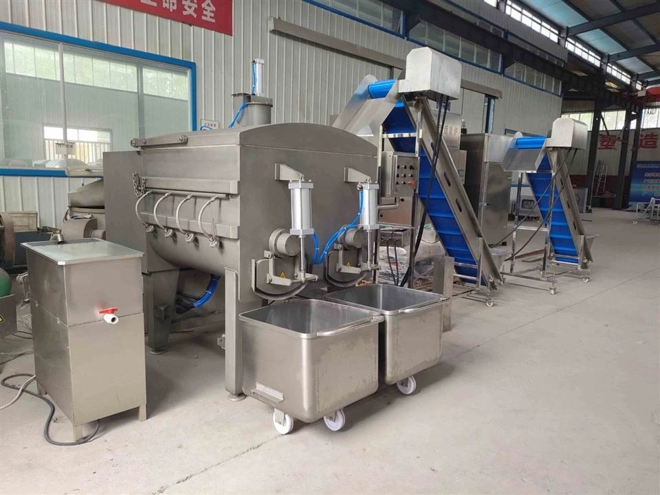 Vacuum Meat Mixer with Cooling